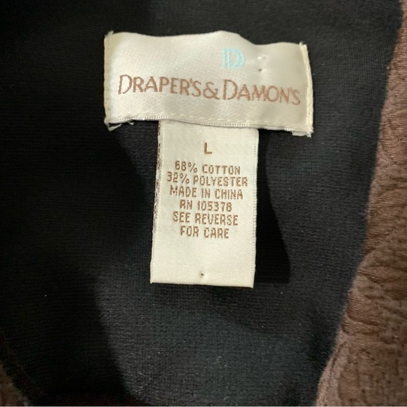 Draper's and Damon's women's size large quilted brown lightweight jacket - Picture 5 of 5